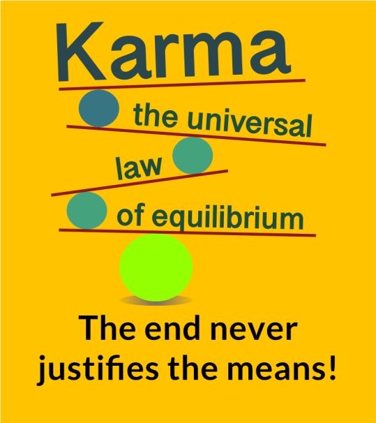 The end never justifies the means!&nbsp;